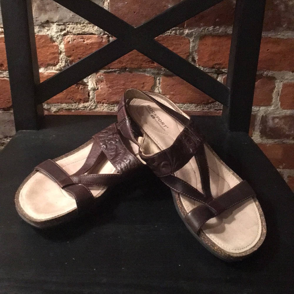 Rockport Leather band Sandals